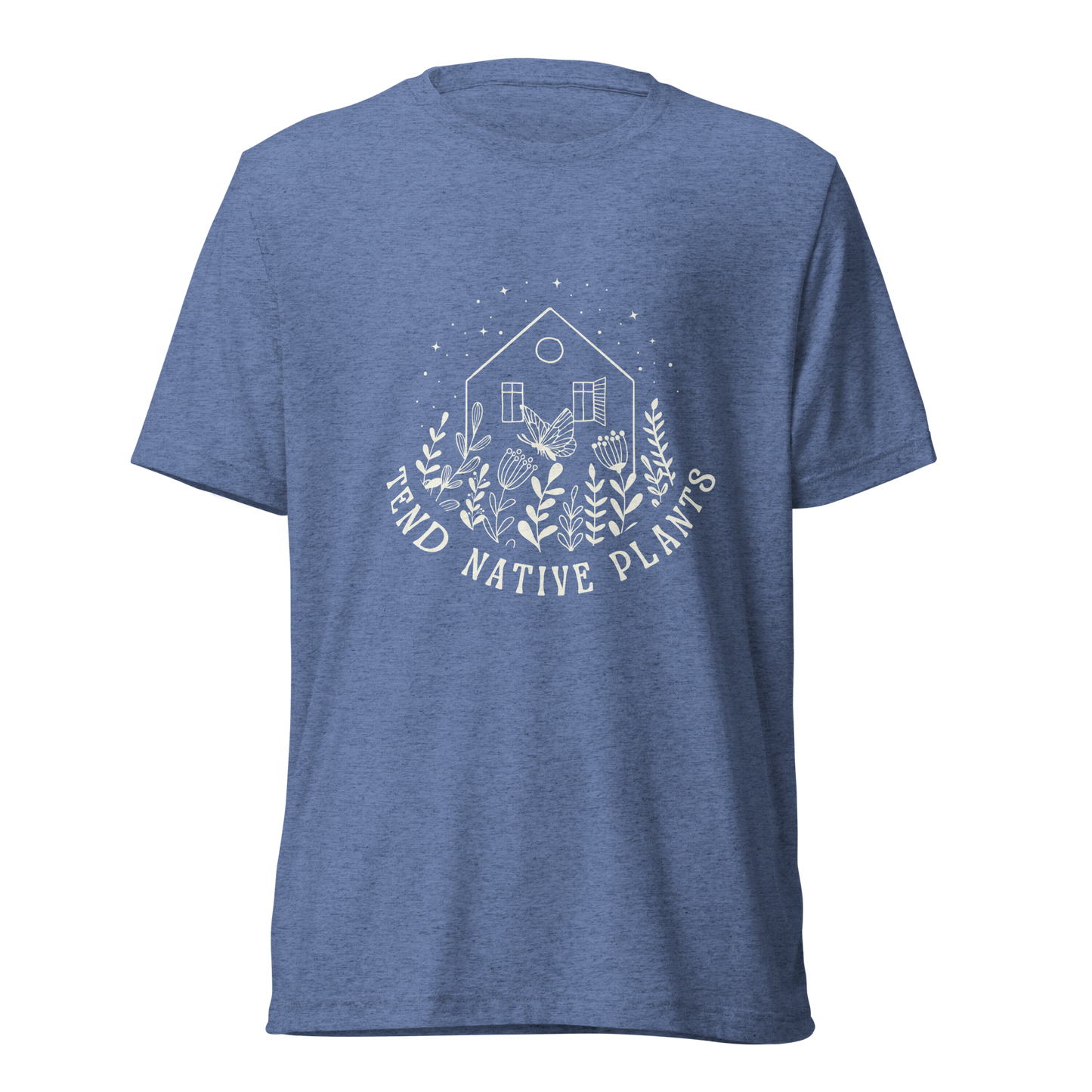 Tend Native Plants T-Shirt (Blue)