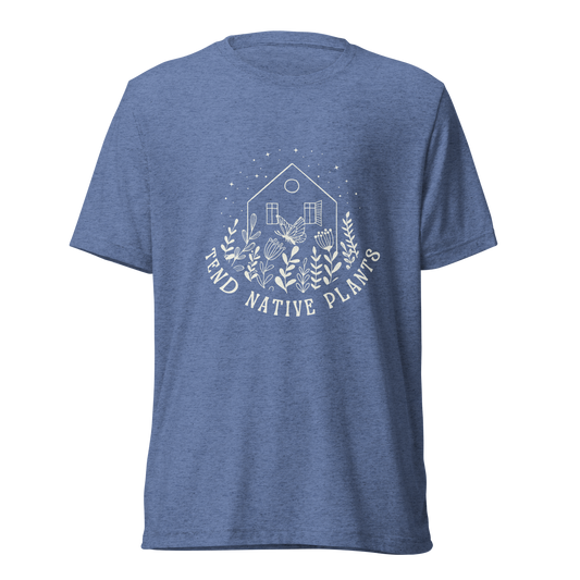 Tend Native Plants T-Shirt (Blue)