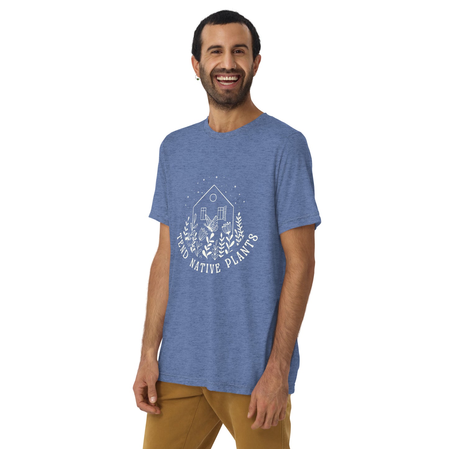 Tend Native Plants T-Shirt (Blue)