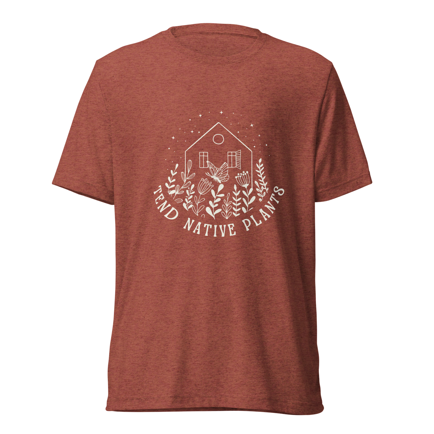 Tend Native Plants T-Shirt (Clay)