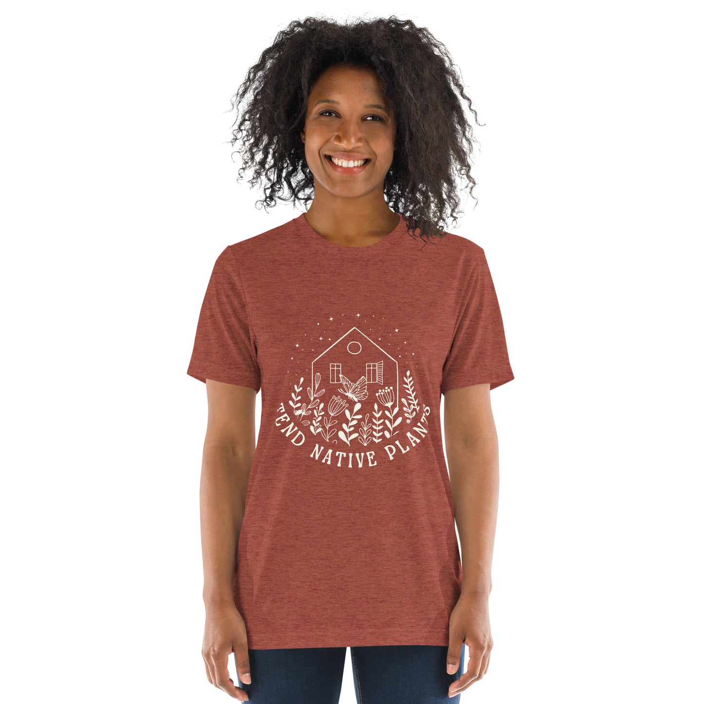 Tend Native Plants T-Shirt (Clay)